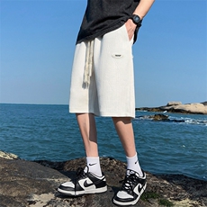 短裤男夏季薄款潮牌工装休闲裤美式宽松男生运动五分裤DK0663-P38，男装休闲裤，星座308B-2