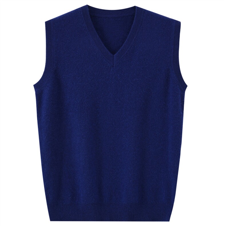 2025年秋季男士V领马甲时尚舒适，男装背心/马甲，祥特羊绒