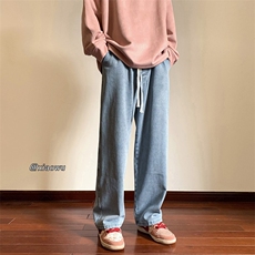 光版抽绳牛仔裤直筒B342-W110-特P32JR42，男装牛仔裤，电商B342