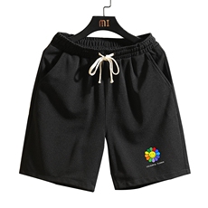 MK37101-P15冰丝短裤男士大码宽松休闲五分裤男运动中裤砖墙挂拍，男装休闲裤，电商A040A