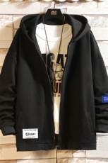 KS21062-P38连帽开衫卫衣男运动外套大码班服砖墙挂拍，男装卫衣，电商A040A