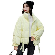 羽绒服女短款2022冬季新款韩版显瘦大毛领加厚保暖白鸭绒外甜美，女装羽绒服，卡杰菲