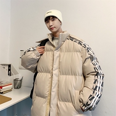 港风2026新品冬季宽松情侣装男装棉衣棉服冬装加厚外套D001-P105，男装棉衣，星座717