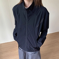 春夏款高品质冰感速干防晒服休闲户外运动外套透气弹力机能风夹克，男装防晒衣，电商A486