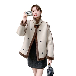 新款现货！冬装皮毛一体羊羔毛外套2C133-8809-P180-K268图片