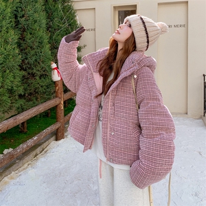 自制 新款 90绒 韩系带帽羽绒服2C277-9526-P340-K498图片