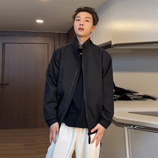男款春季休闲外套潮牌美式复古痞帅夹克男女同款JK001-P50限价88，男装夹克，电商A178