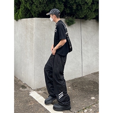 B221美式ins街头hiphop休闲情侣宽松运动裤子LK23117-P60控78，男装休闲裤，电商B221