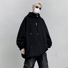 秋季连帽套头卫衣男小众个性百搭休闲上衣WY510-P48，男装卫衣，电商D202-1