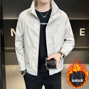 大货加棉加厚二棉外套秋冬男装夹克C317-J6650-P130图片