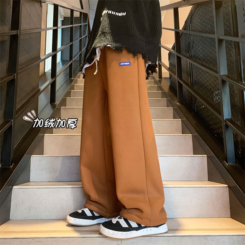 XZ616冬季新款华夫格羊羔毛加绒加厚休闲裤TY447P65控78,男装休闲裤,星座512A（原616）