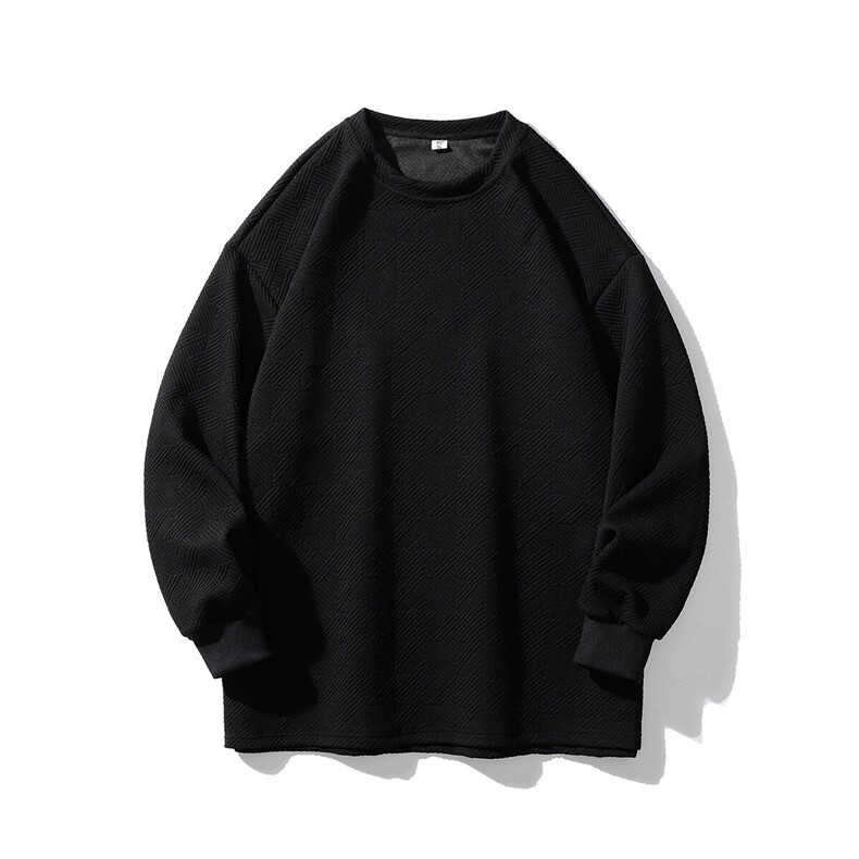 2025立体菱形方格花纹面料卫衣男：聚酯纤维95%氨纶5%WY77056P38,男装卫衣,星座227-7