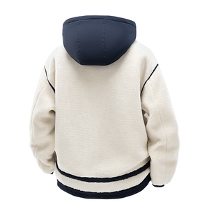 现货棉服男士加绒加厚拼接工装保暖羊羔毛冬装外套M021-P135图片