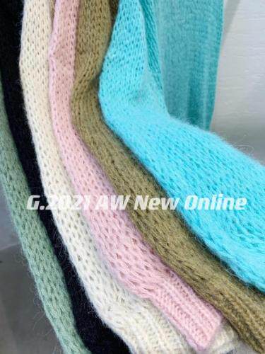 现货秋季新款8%羊毛针织毛衣，女装针织衫/毛衣，G