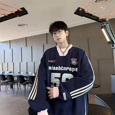 E10P48男女同款卫衣潮流时尚男2024新款美式高级开衫，男装卫衣，星座512-6