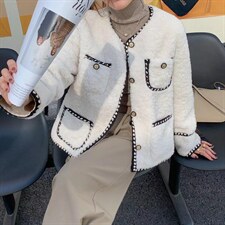 皮毛一体香风外套，其它，ZMZF