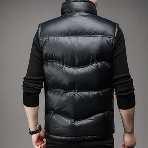 90白鸭绒男士羽绒服马甲坎肩基础图片