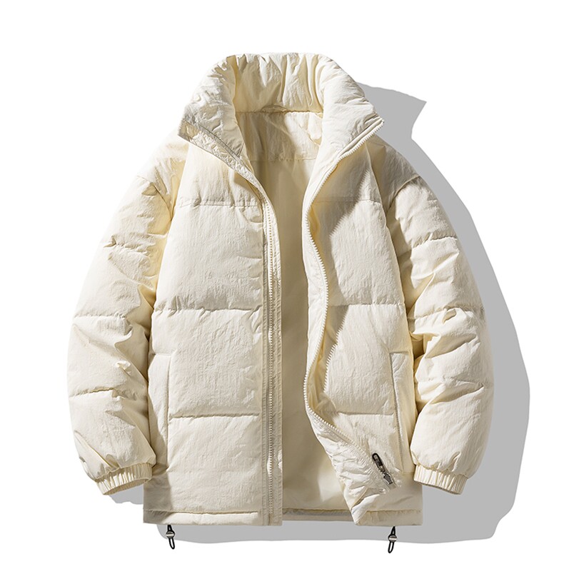 Y9977-P160冬季90绒大码情侣羽绒服（黑色，米白插黑S-6XL）,男装羽绒服,星座109