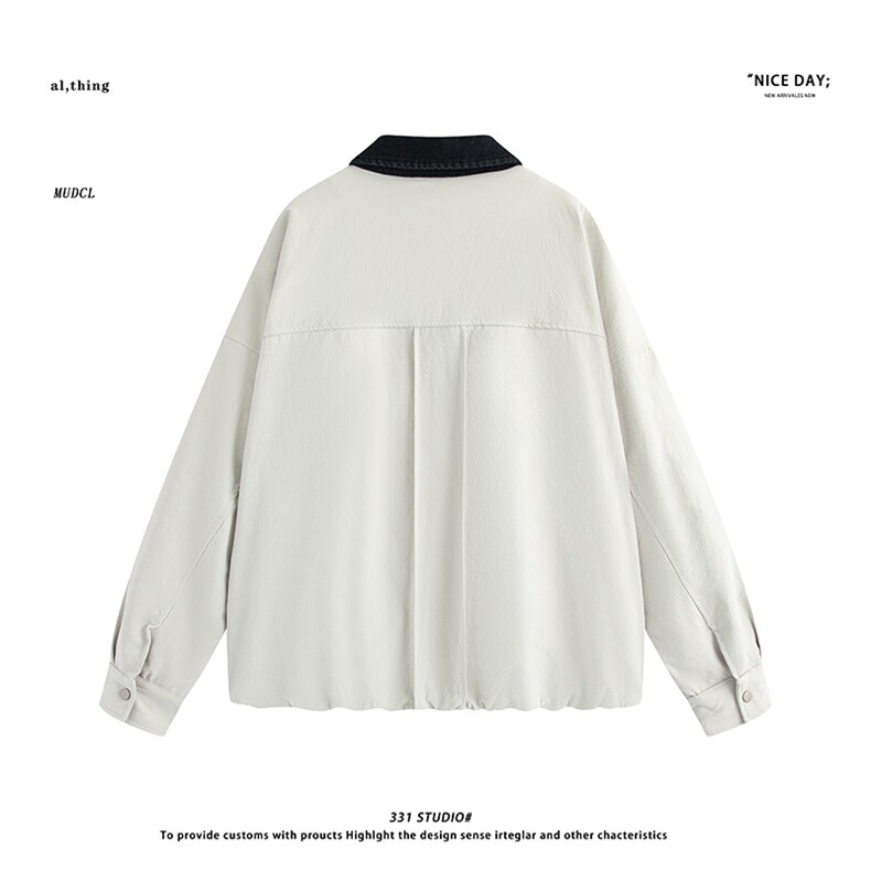 平铺~新标90白鸭绒冬季美式休闲拼色羽绒服外套E105/P208,男装羽绒服,电商B331