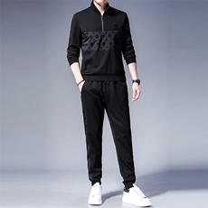 SA5501-2钱塘2020-2冬季加绒加厚商务休闲简约中年男士套装P150，男装休闲套装，钱塘207-2