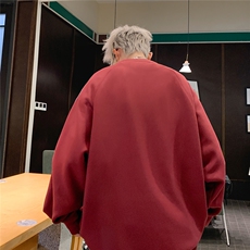 港风秋款字母印花320G珠地圆领时尚卫衣A247-B905P48控68，男装卫衣，电商A247