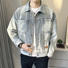 C317-1731-P145复古水洗牛仔外套男装夹克春秋款2025，男装夹克，电商C317