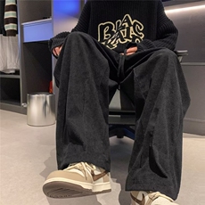 百搭休闲裤男宽松直筒休闲裤2022潮男裤子玉米粒SK205P40，男装休闲裤，星座1116-2