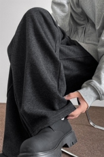 8XL-M高品质含羊毛！雪尼尔卫裤加厚休闲阔腿裤男K9117P108控138，男装休闲裤，电商D206-1