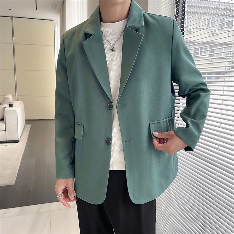 秋季休闲小西服男装外套西服男XF001-P75控128黑色尺码到4XL,男装西服,星座210-1