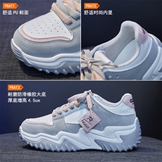 2023韩版春季新款老爹女鞋ins潮系带厚底学生运动休闲鞋，女鞋休闲鞋，电商A223