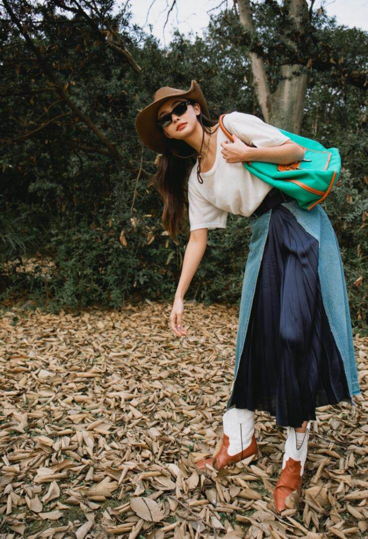 设计拼接半裙，女装半身裙，是爱 SHI AN