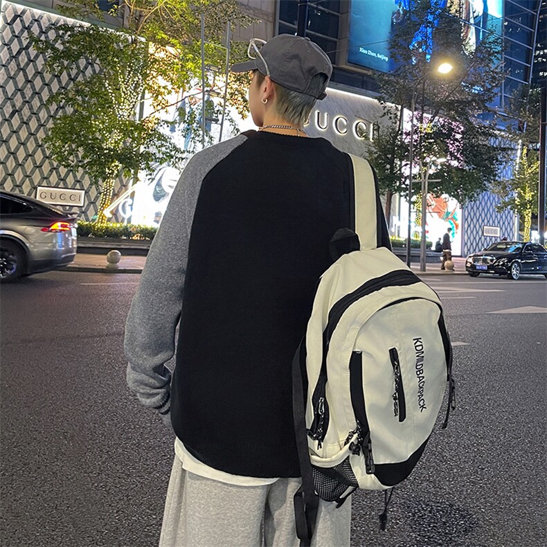拼色美式休闲针织毛衣男秋冬潮牌高级感男士内搭打底衫上衣,男装T恤,星座410-7