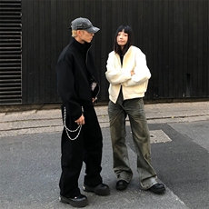 两千件现货到！女模图2025春季新款W2501加厚毛呢夹克，男装夹克，电商C313