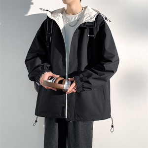2024春季新款现货户外双面穿立领夹克男 冲锋衣外套JK902 -P80图片