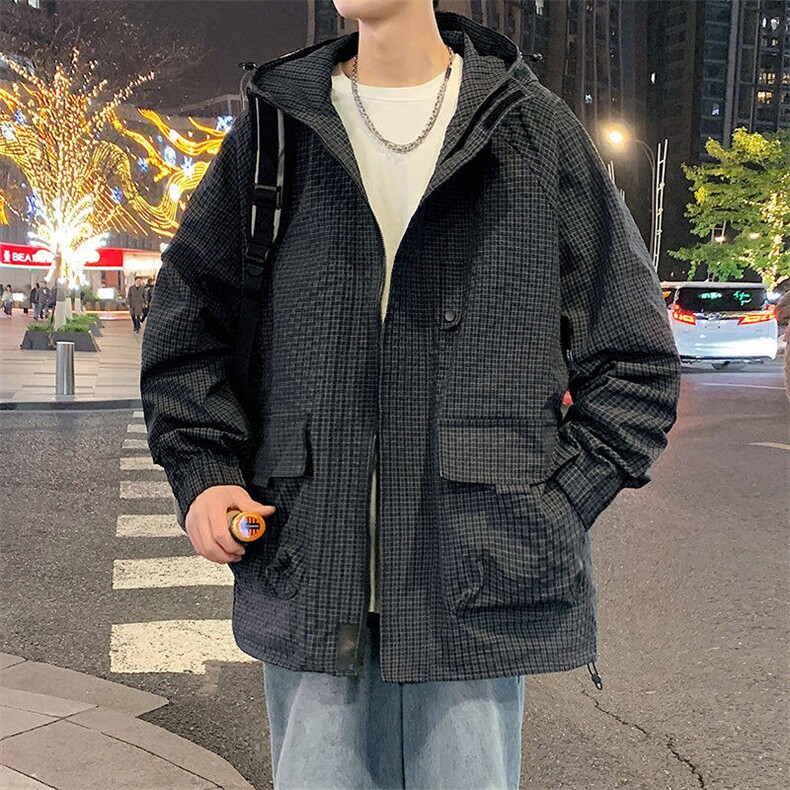 秋季户外连帽夹克男外套DSA157B-JK7811-P75,男装夹克,电商A157B