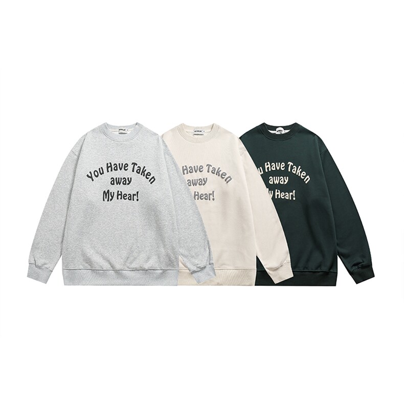 22SS加绒羊羔毛发泡字母印花卫衣615-1-WY031，男装卫衣，星座702-1