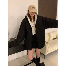 2026新款冬季加厚外套大码宽松显瘦羽绒棉袄面包服，女装短外套，星座218-1（原230）