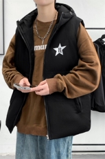 秋冬港风棉衣马甲潮流宽松加厚保暖潮流御寒棉服男MF02P698控98，男装棉衣，电商A086
