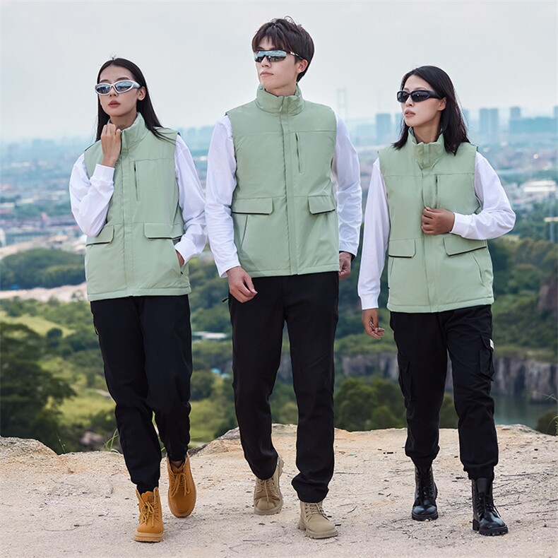 2025新款春冲锋衣男棉衣男派克冲锋衣绒棉马甲团服定制K55P65,男装夹克,星座1602B（原101B-1）