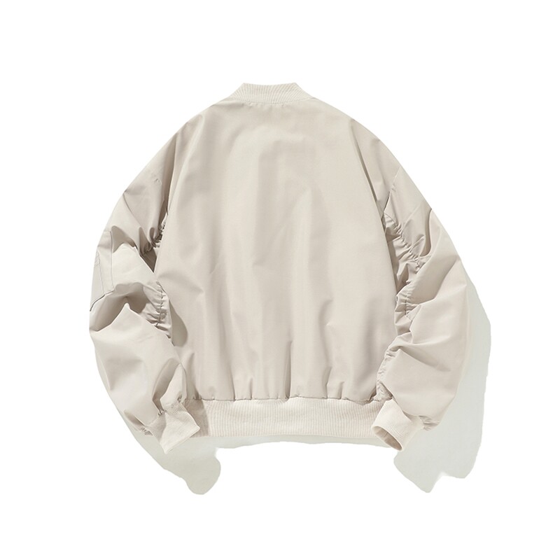 白底-美式高级感飞行员夹克棒球服男9017-P68,男装夹克,电商B380（原B361）