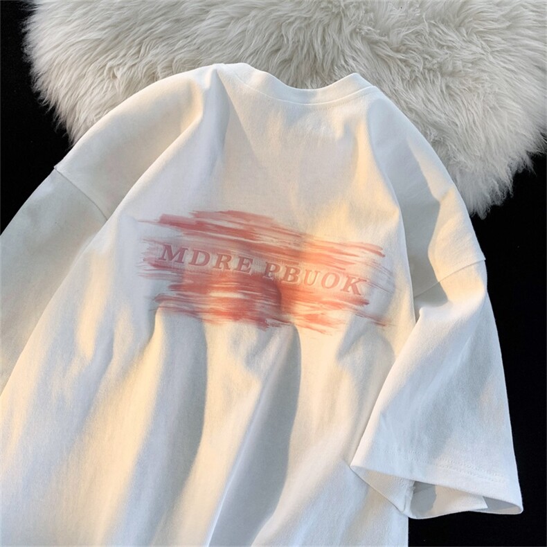 潮流时尚宽松慵懒新款短袖夏季B225-T1111-P28-X39，男装T恤，电商B225