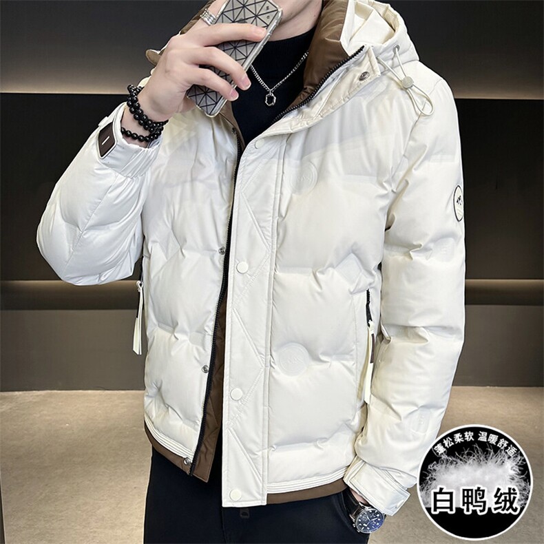 2024精品羽绒服连帽潮款羽绒服男,男装羽绒服,星座1206（原A206）
