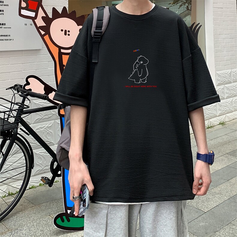 Q11140-P30春夏季七分袖t恤男大码五分袖男短袖中袖,男装T恤,电商A040