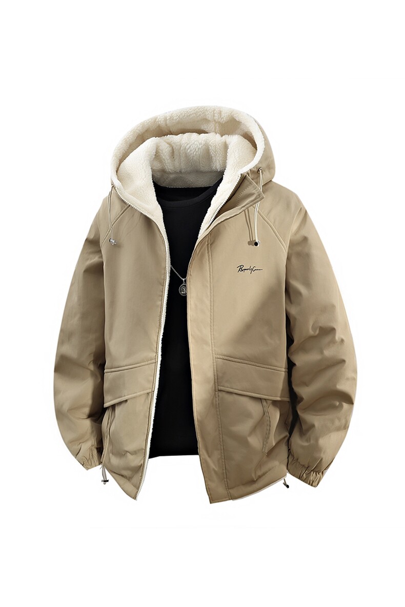 立体冬季外套加绒加绒两面穿夹克连帽保暖派克服A436-JK2536-P80,男装夹克,电商A436