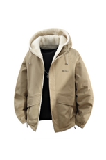 立体冬季外套加绒加绒两面穿夹克连帽保暖派克服A436-JK2536-P80，男装夹克，电商A436
