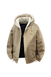 立体冬季外套加绒加绒两面穿夹克连帽保暖派克服 A436-JK2536-P80图片