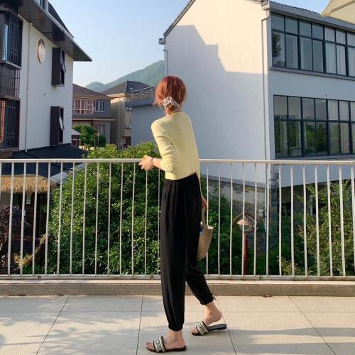 【现货】宝藏精选高阶铜氨丝束口休闲裤图片