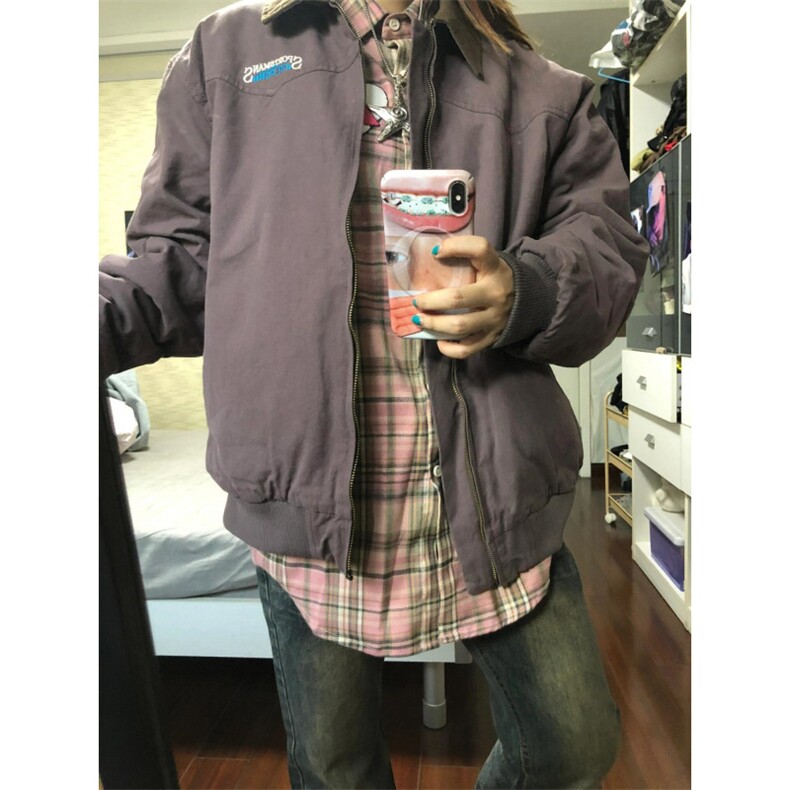 【有货】cleanfit紫色底特律外套男高级感工装夹克8158CC-特P65,男装夹克,星座1007（原301D）