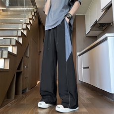 美式复古运动裤2026新款男夏季撞色机能户外宽松冰凉感潮K32P58，女装休闲裤，电商A335-1（原A458）
