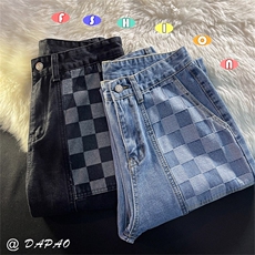 青春流行时尚百搭港风潮牌舒适休闲牛仔长裤B299-XK132-P55限68，男装牛仔裤，电商A061-1